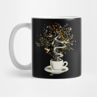 Coffee Tree Birds Costume Gift Mug